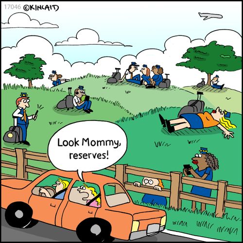 "Look Mommy, reserves!"