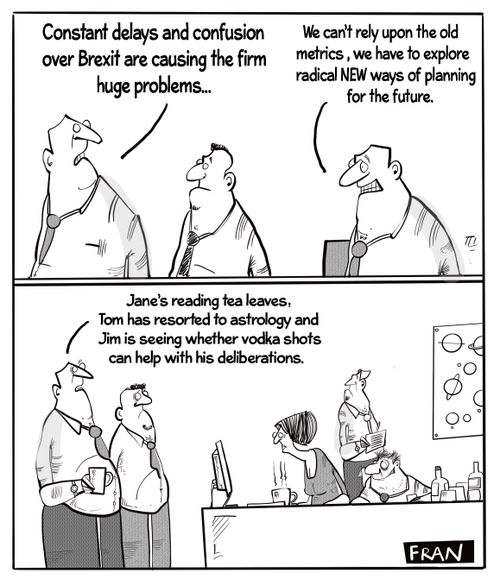"Constant delays and confusion over Brexit are causing the firm huge problems. . ."