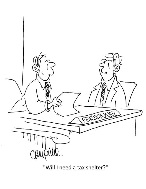 "Will I need a tax shelter?"