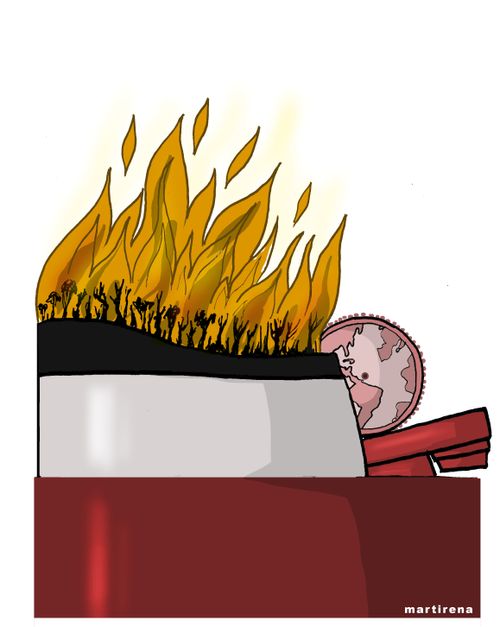 Global warming and forest fires
