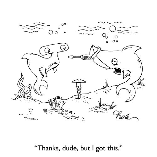 "Thanks, dude, but I got this."