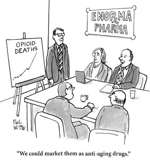 "We could market them as anti-aging drugs."