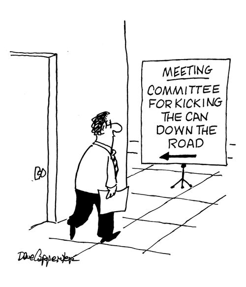 Committee for kicking the can down the road