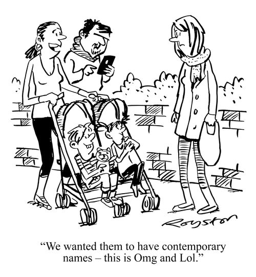 "We wanted them to have contemporary names: this is Omg and Lol."