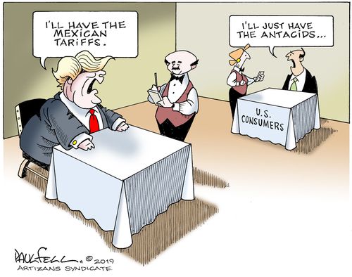 "I'll have the Mexican tariffs."