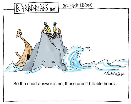 So the short answer is no; these aren't billable hours.
