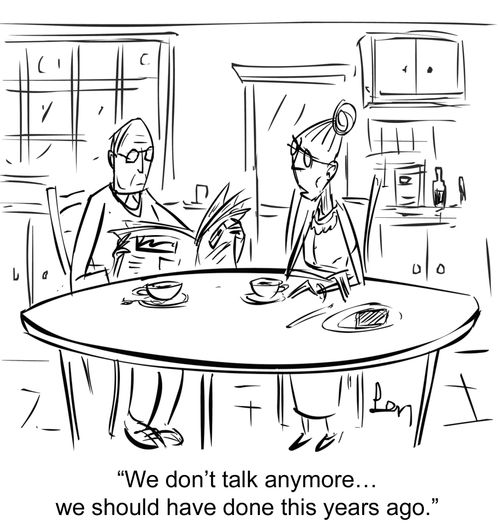 "We don't talk anymore…we should have done this years ago."