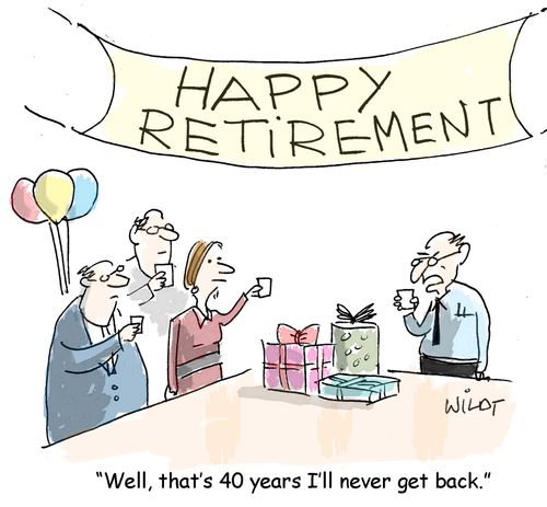 "Well, that's 40 years I'll never get back."