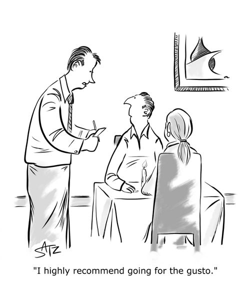 "I highly recommend going for the gusto."