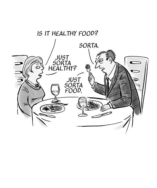"Just sorta healthy?"