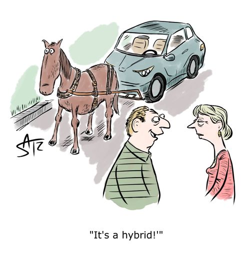 "It's a hybrid!"