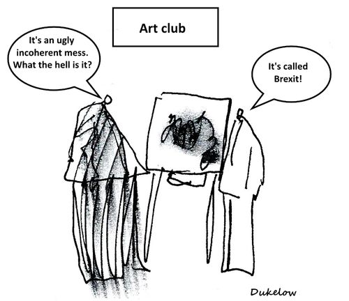 Art Club: "It's an ugly incoherent mess. What the hell is it?"