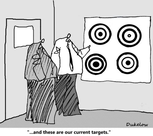 ". . . and these are our current targets."