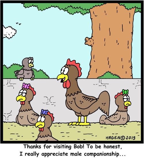 "Thanks for visiting Bob! To be honest, I really appreciate male companionship...."
