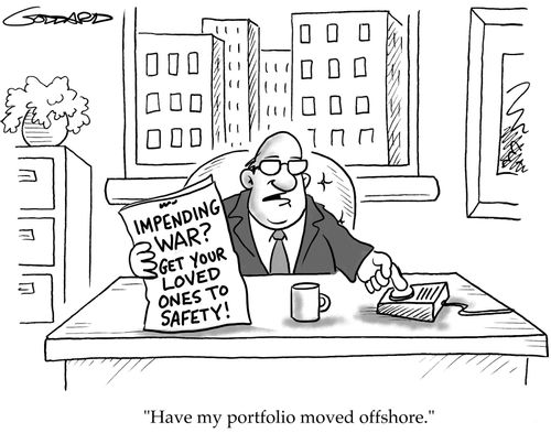 "Have my portfolio moved offshore."