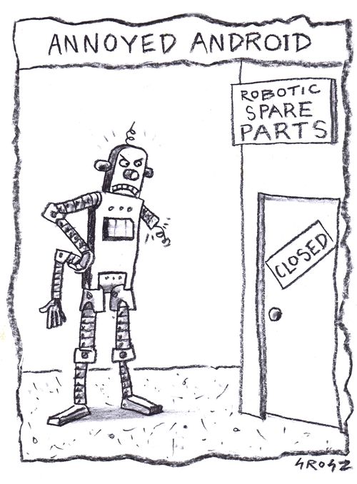 Annoyed Android: Robotic Spare Parts
