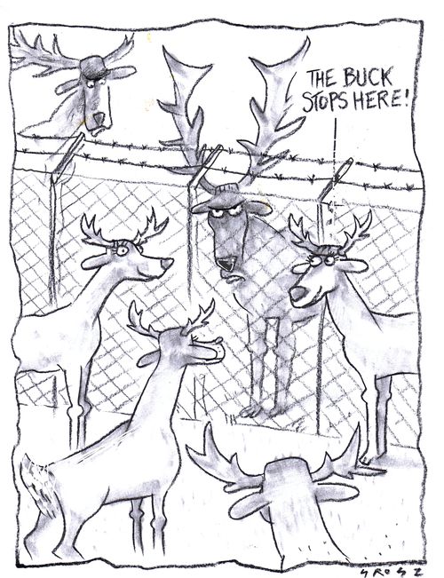 "The buck stops here!"