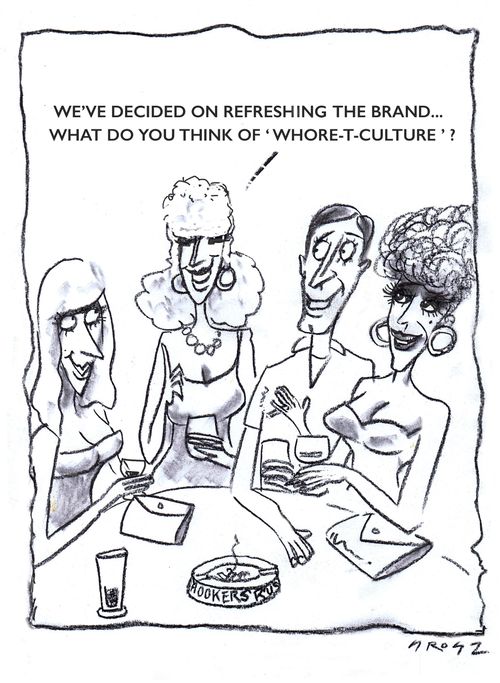 "We've decided on refreshing the brand. . .what do you think of . . .?"