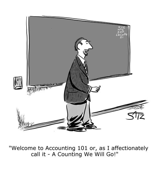 "Welcome to Accounting 101 or, as I affectionately call it - A Counting We Will Go!"