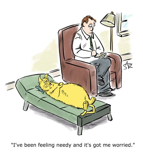 "I've been feeling needy and it's got me worried."