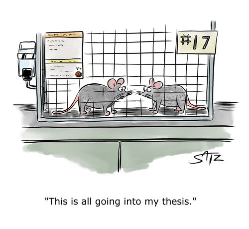 "This is all going into my thesis."