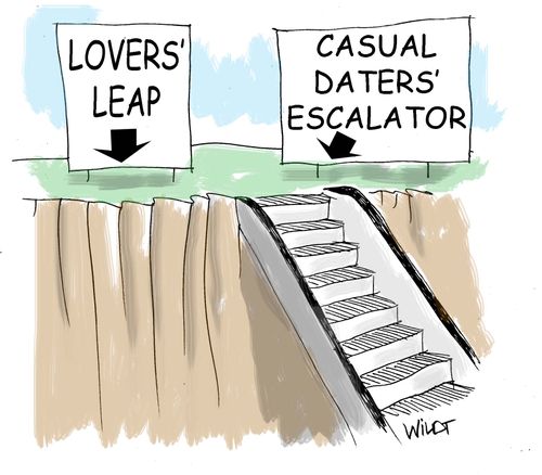 Lovers' Leap/Casual Daters' Escalator