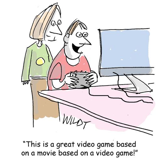 "This is a great video game based on a movie based on a video game!"