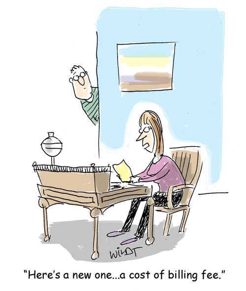 "Here's a new one...a cost of billing fee."