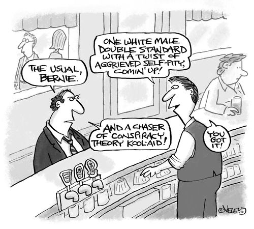 "The usual, Bernie."