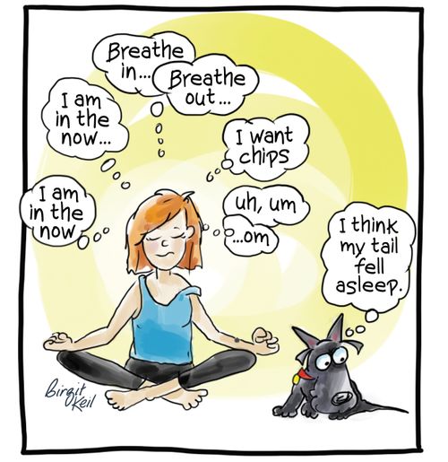 Breathe in. Breathe out