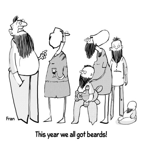 This year we all got beards!