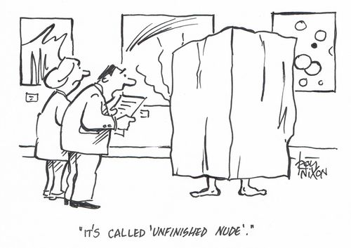 "It's called 'Unfinished Nude'."