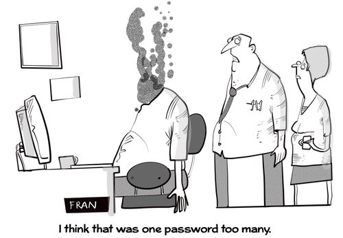 "I think that was one password too many."