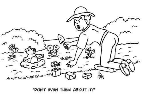 "Don't even think about it!"