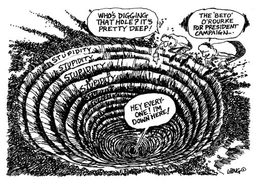 Beto O'Rourke Campaign Hole