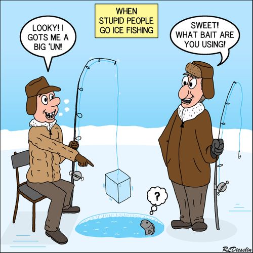 When Stupid People Go Ice Fishing