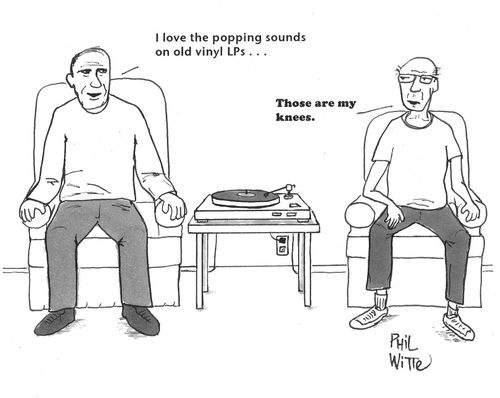 "I love the popping sounds on old vinyl LPs..."