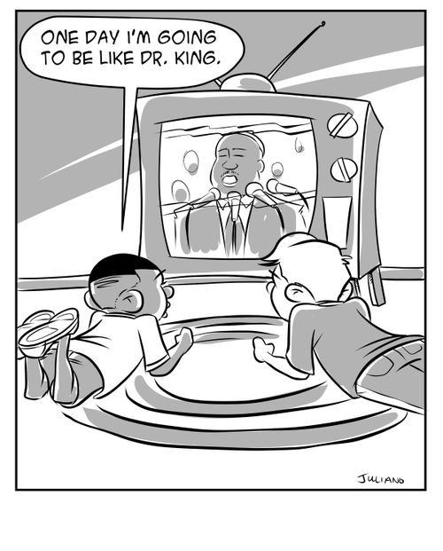 "One day I'm going to be like Dr. King."
