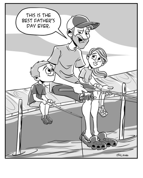 "This is the best Father's Day ever."