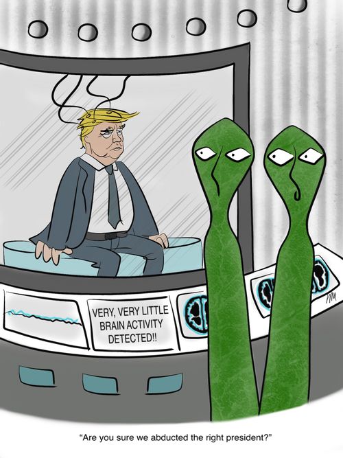 "Are you sure we abducted the right president?"