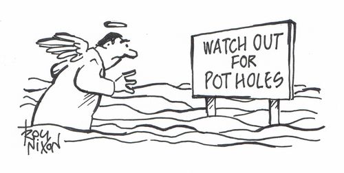 Notice in Heaven - Watch Out For Pot Holes