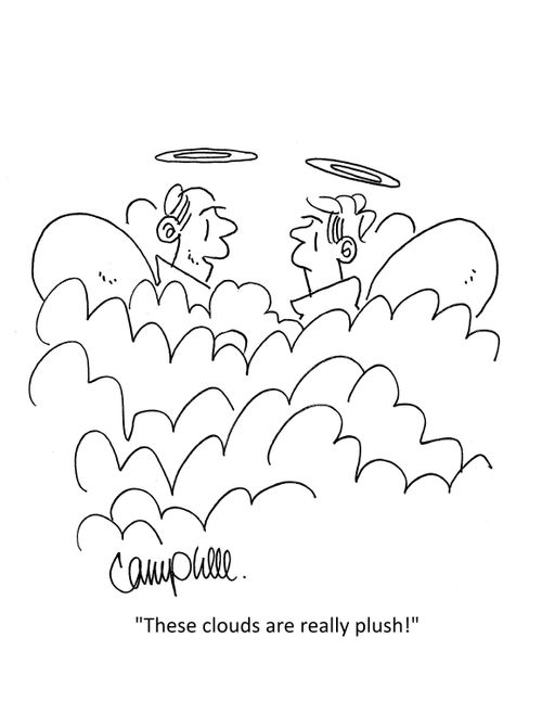 "These clouds are really plush!"