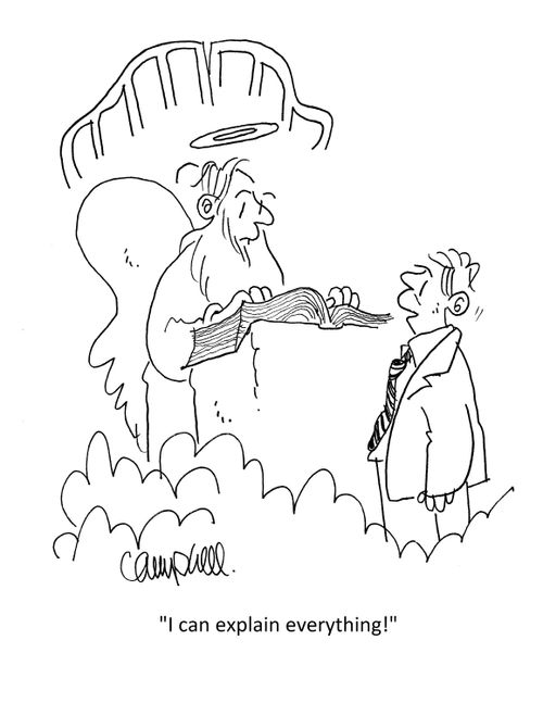 "I can explain everything!"