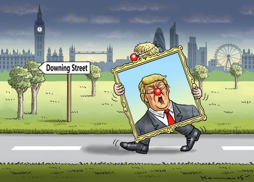 Trump and Johnson: The Clowns