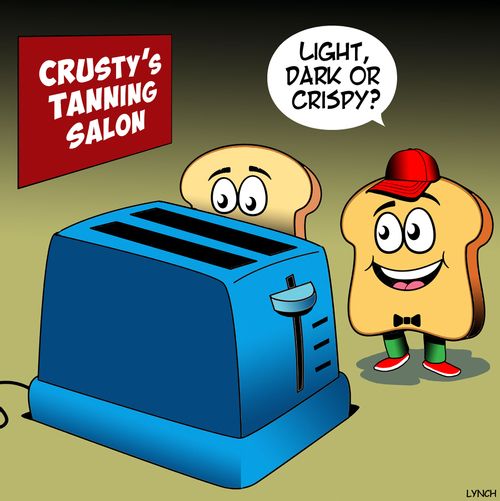 "Light dark or crispy?"