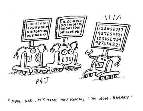 "Mum . . . Dad . . . it's time you knew, I'm non-binary."