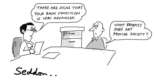 "There are signs that your back condition is very advanced."