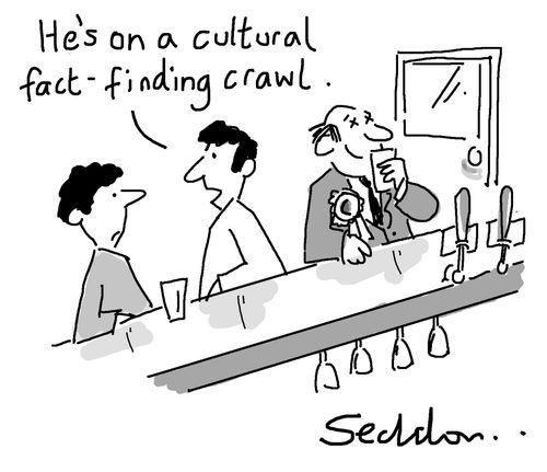 "He's on a cultural fast-growing crawl."