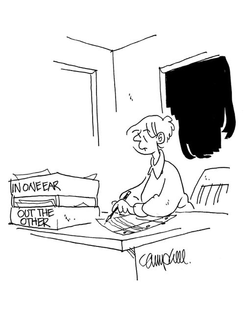 Teacher's Inbox: In One Ear/Out The Other