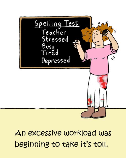 An excessive workload was beginning to take it's toll.